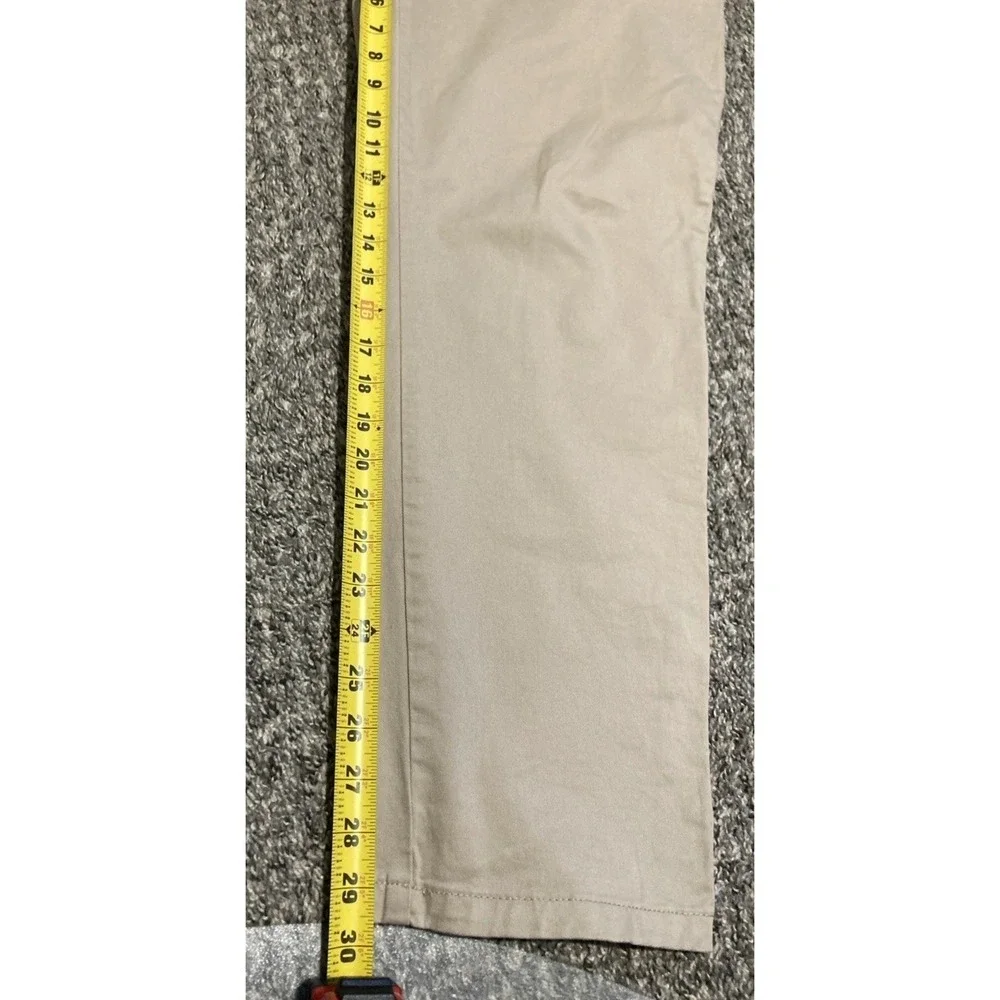 Banana Republic Khaki Chino Pants Men's 40x30 Beige Straight Leg Stretch Casual